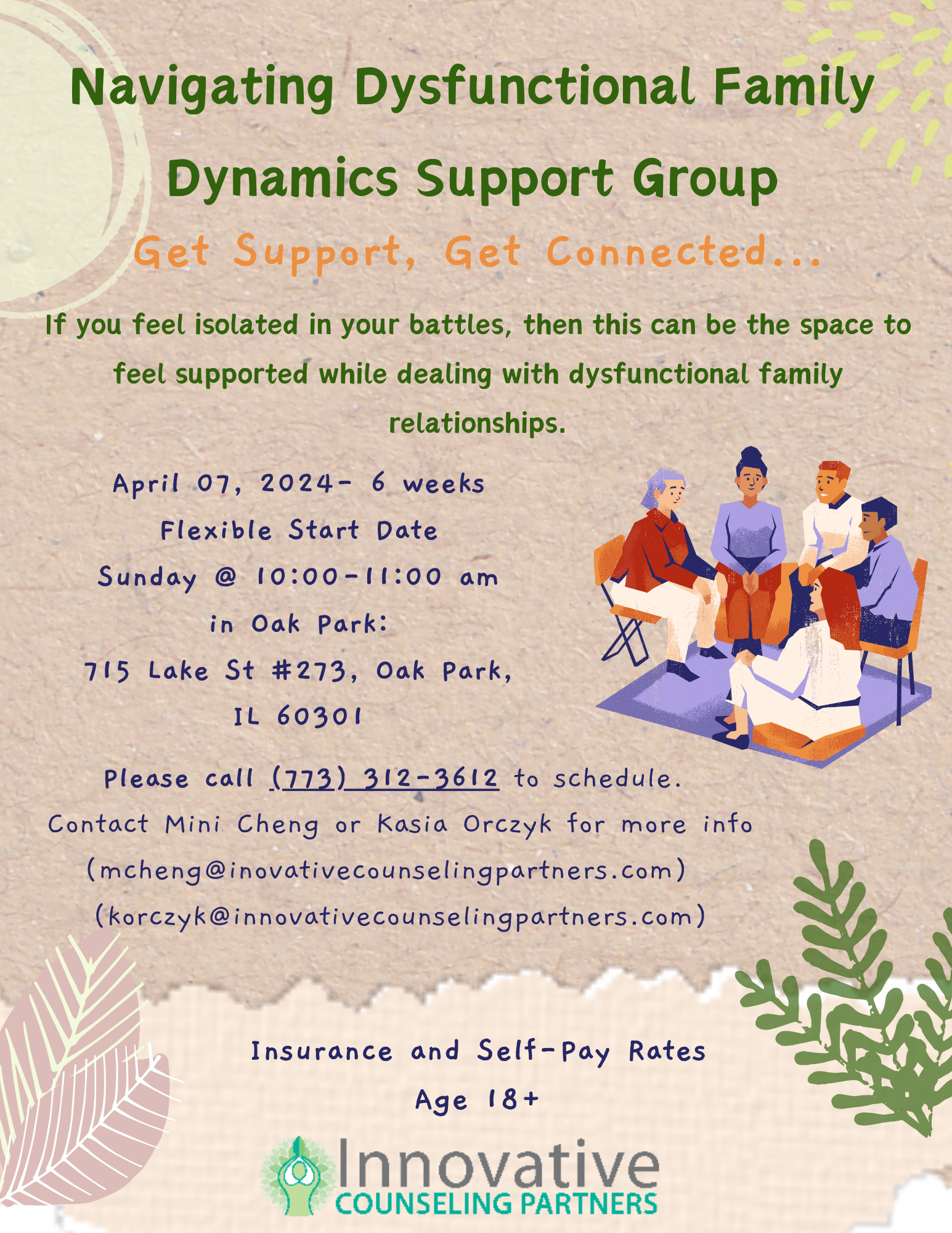 Navigating Dysfunctional Family Dynamics Support Group