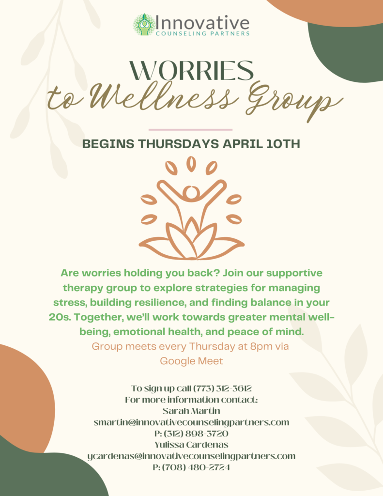 Worries to Wellness Group Worries to Wellness Group